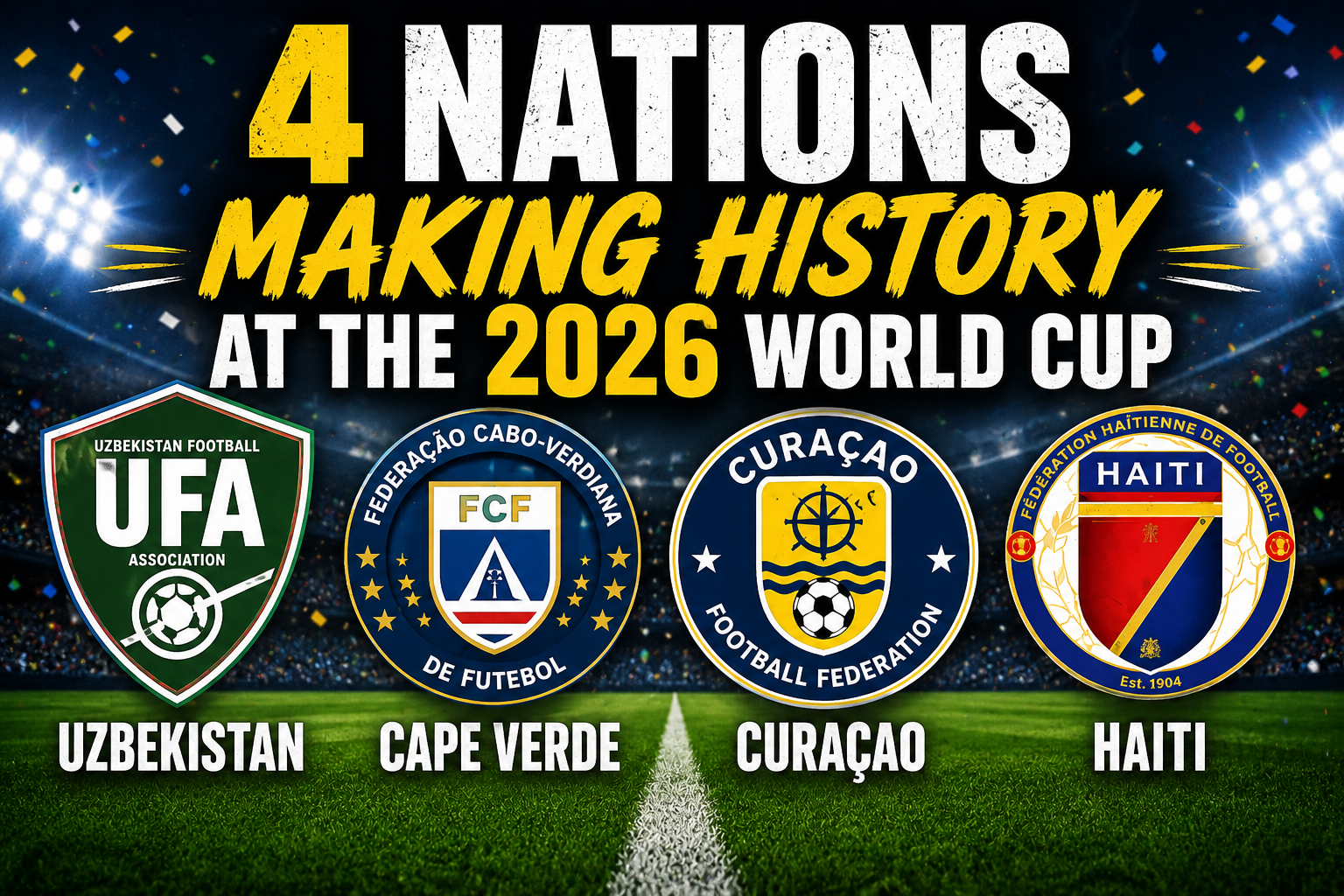 4 Nations Making History at the 2026 World Cup