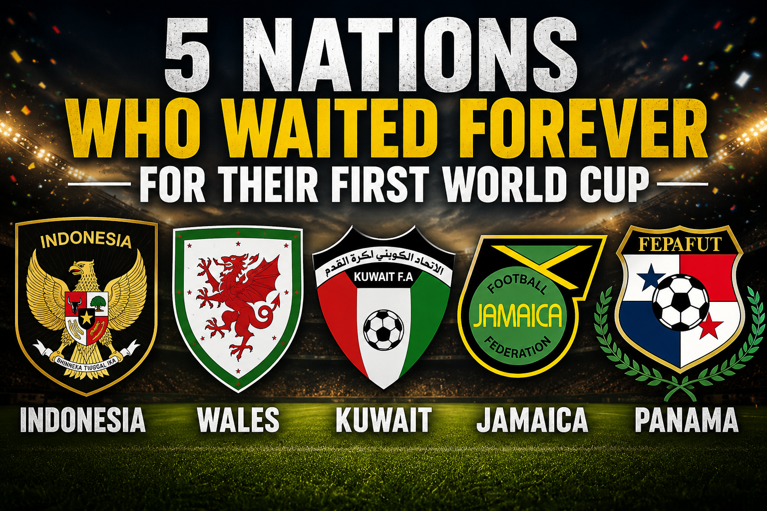 5 Nations Who Waited Forever for Their First World Cup